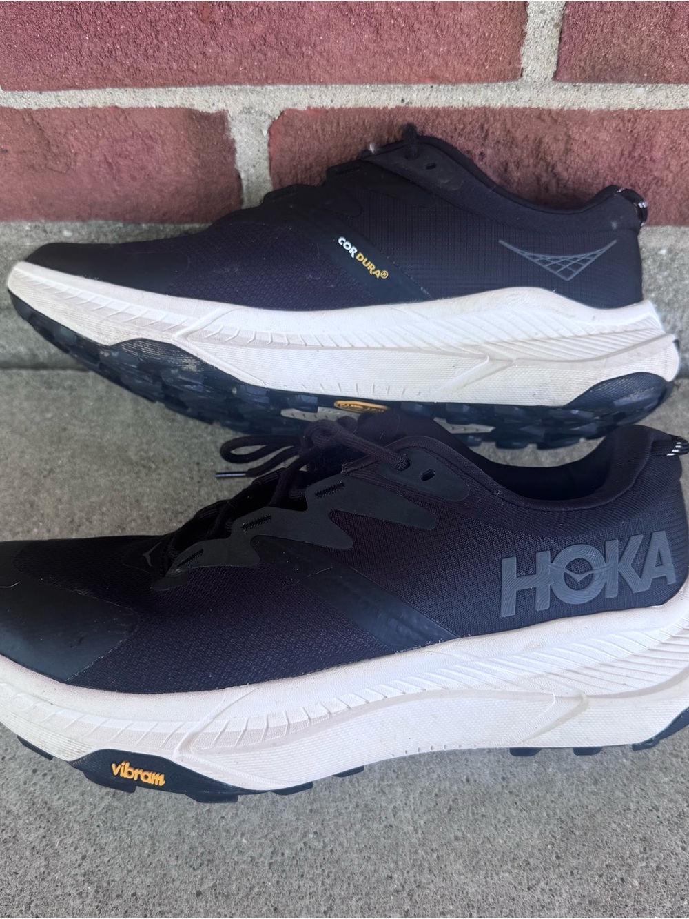 Hoka Women’s Transport- Black with White Midsole (8W) - Picture 3 of 5